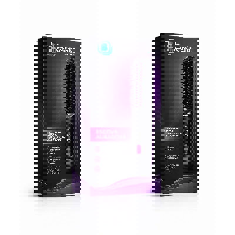 Escova Profissional PureGlam - Beautymax Pro Escova Profissional PureGlam Borsato