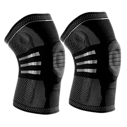 Compre 1 Leve 2 - Joelheira de Compressão Articular Ortopédica Leg Knee Fix LegFix Borsato Preto (2 Unidades) M (60-65kg) 