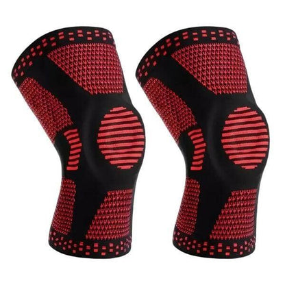 Compre 1 Leve 2 - Joelheira de Compressão Articular Ortopédica Leg Knee Fix LegFix Borsato Vermelho (2 Unidades) M (60-65kg) 