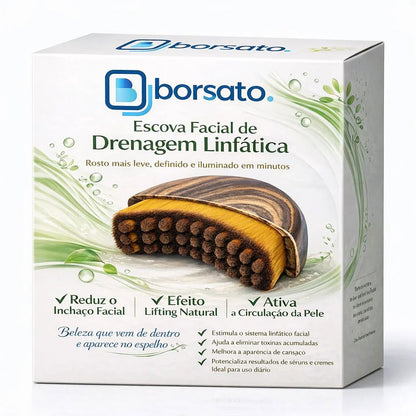 DrenaFace – Escova de Drenagem Linfática Facial + Creme De Brinde DrenaFace – Escova de Drenagem Linfática Facial Borsato 