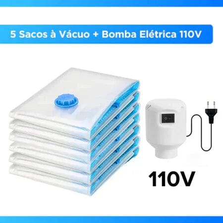 Kit Compact Premium - Saco a Vácuo + Bomba Elétrica Kit Compact Premium Borsato Bomba 110 V 
