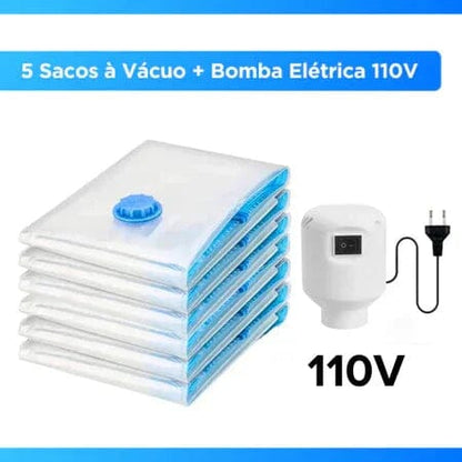 Kit Compact Premium - Saco a Vácuo + Bomba Elétrica Kit Compact Premium Borsato Bomba 110 V 