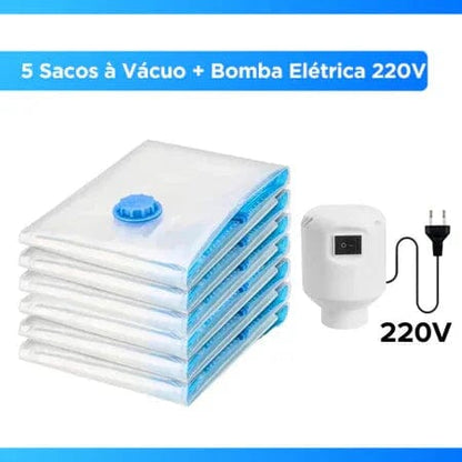 Kit Compact Premium - Saco a Vácuo + Bomba Elétrica Kit Compact Premium Borsato Bomba 220 V 