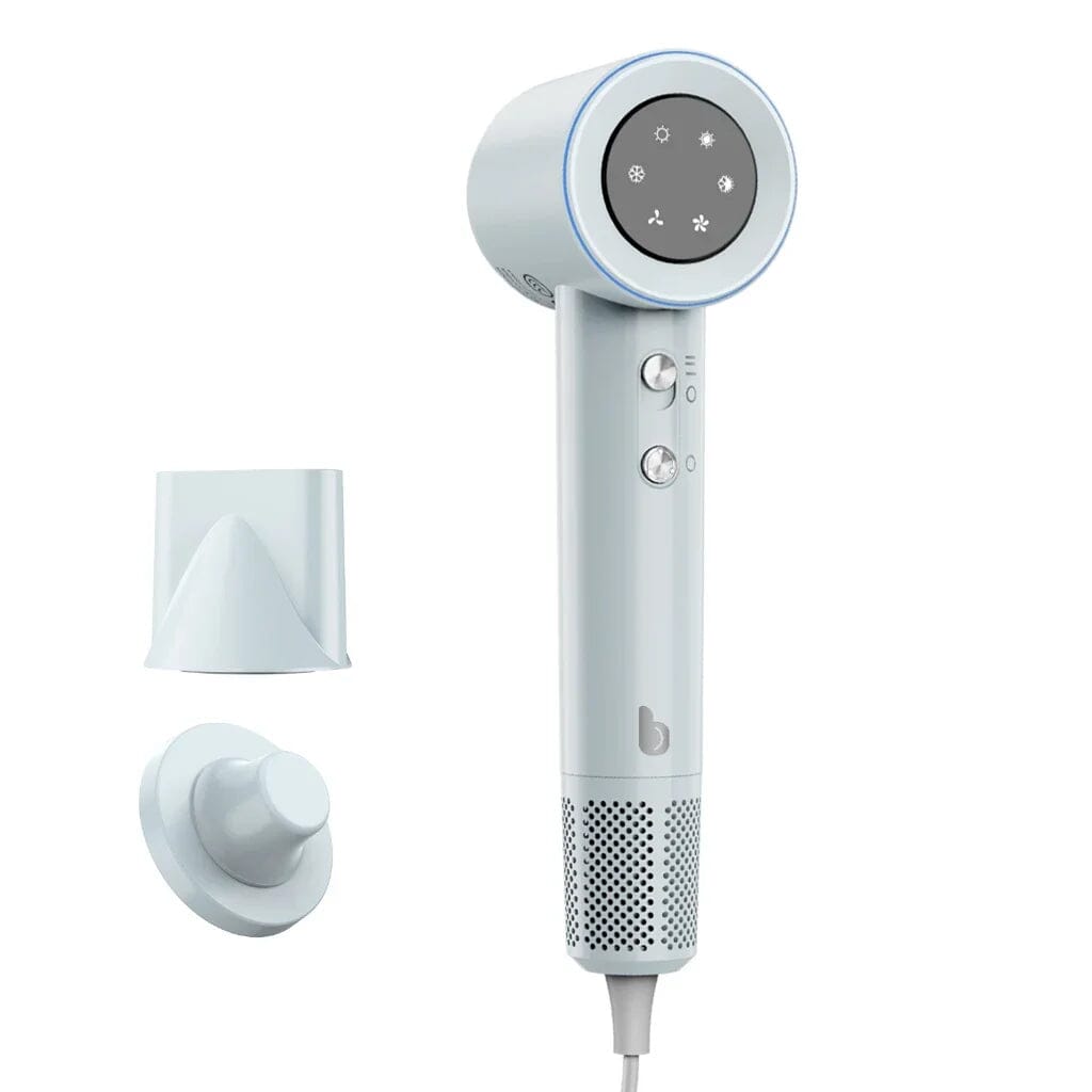 Secador Bettdow AirLux Pro Alta Velocidade Secador Íons Negativos Profissional 1500W Bettdow AirLux Pro Borsato Cinza 110V/220V 