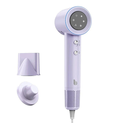Secador Bettdow AirLux Pro Alta Velocidade Secador Íons Negativos Profissional 1500W Bettdow AirLux Pro Borsato Roxo 110V/220V 