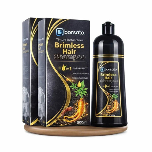 Shampoo Brimless Botânico 3 em 1 Cor Natural Shampoo Brimless Botânico 3 em 1 Cor Natural Borsato Preto 